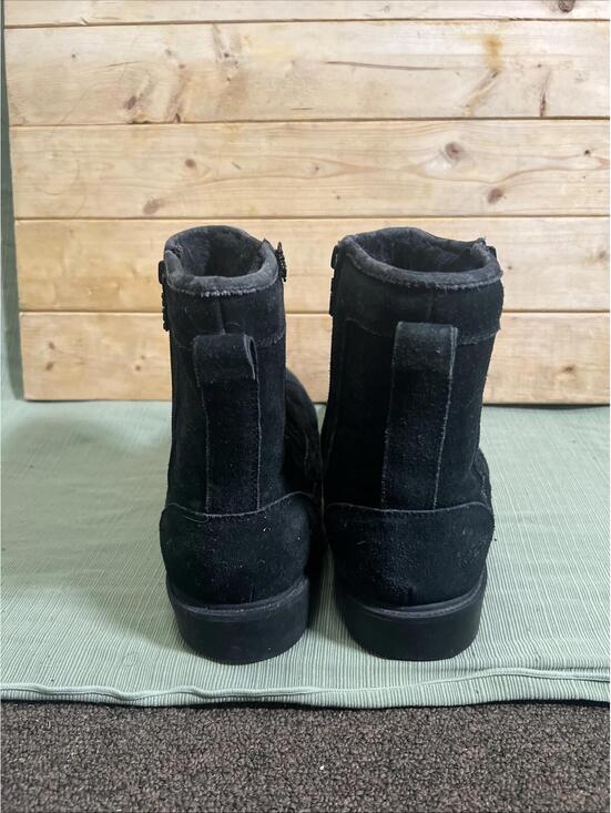 Totes Men Stadium Waterproof Boots Sz 11 Black Suede Winter Side Zip Insulated main image 4